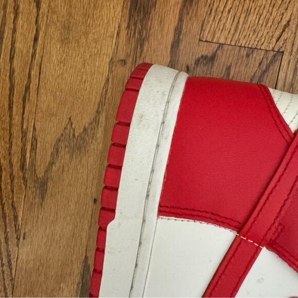 Nike Dunk High University Retro Red White - Picture 7 of 8